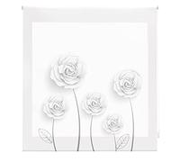 Blindecor Fiori | Tenda avvolgibile traslucida con stampa digitale | modello Garden | 170 x 180 cm (larghezza per altezza), dimensioni del tessuto 167 x 175 cm | tende per finestre