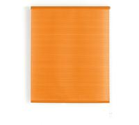 Blindecor L200-Tenda a Pacchetto in Voile Trasparente a Righe 100 x 180 cm Arancione
