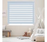 Blindecor Lira tenda a rullo giorno e notte, colore Azzurro, tenda per interni 140 x 180 cm (Larghezza x Altezza) | Dimensioni del tessuto 137 x 175 cm. Eleganti tende giorno e notte