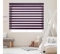 Blindecor Lira tenda a rullo giorno e notte, colore Viola, tenda per interni 180 x 180 cm (Larghezza x Altezza) | Dimensioni del tessuto 177 x 175 cm. Eleganti tende giorno e notte