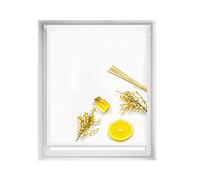 Blindecor Tenda a rullo con stampa Easyfix Relax, Citron, 130 x 150 cm