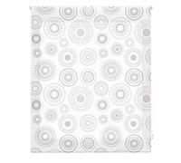 Blindecor Tenda avvolgibile traslucida con stampa digitale Formas - Circle, tenda da 150 x 180 cm (larghezza x altezza). Dimensioni del tessuto 147 x 175 cm