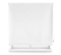 Blindecor Tenda oscurante su misura | colore bianco rotto | 130 x 175 cm (larghezza per altezza), dimensioni del tessuto 127 x 170 cm | tende avvolgibili oscuranti per finestre