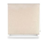 Blindecor Tenda oscurante su misura | colore lino | 125 x 230 cm (larghezza per altezza), dimensioni del tessuto 122 x 225 cm | tende avvolgibili oscuranti per finestre