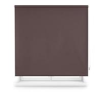 Blindecor Tenda oscurante su misura | colore marrone scuro | 90 x 230 cm (larghezza per altezza), dimensioni del tessuto 87 x 225 cm | tende avvolgibili oscuranti per finestre