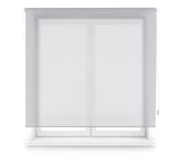 Blindecor Tenda schermo premium su misura, colore grigio, 60 x 170 cm (larghezza per altezza), dimensioni del tessuto, 57 x 165 cm, tenda avvolgibile con tubo da 38 mm, più resistente ed elegante