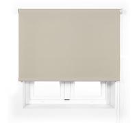 Blindecor Tenda traslucida di alta qualità, su misura, colore avorio, 100 x 165 cm (larghezza per altezza), dimensioni tessuto, 97 x 160 cm, tenda avvolgibile traslucida tubo da 38 mm, più resistente