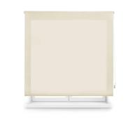 Blindecor Tenda traslucida su misura | Tenda avvolgibile su misura | Colore beige | 60 x 250 cm (larghezza per altezza) Dimensioni del tessuto 57 x 245 cm | Tende avvolgibili traslucide per finestre