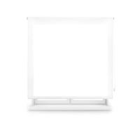 Blindecor Tenda traslucida su misura, tenda avvolgibile su misura, colore bianco, 110 x 250 cm (larghezza per altezza), dimensioni del tessuto, 107 x 245 cm, tende avvolgibili traslucide per finestre