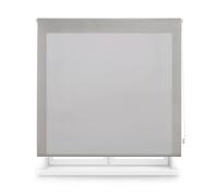 Blindecor Tenda traslucida su misura, tenda avvolgibile su misura, colore grigio, 100 x 250 cm (larghezza per altezza), dimensioni del tessuto, 97 x 245 cm, tende avvolgibili traslucide per finestre
