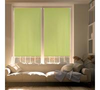 Blindecor Zeus Tenda a rullo oscurante Easyfix - Verde pistacchio, 42 x 180 cm (Larghezza x Altezza) | Dimensioni del tessuto 39 x 175 cm. Tende termiche oscuranti senza attrezzi