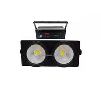 BLINDER ACCECATORE DMX COB LED 2x100W BIANCO CALDO E FREDDO 4-8 CANALI Powercon