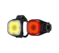 Knog Blinder Mini Square Light Set Nero 50/30 Lumens