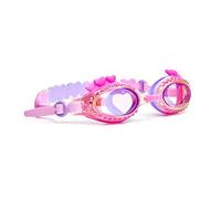Bling 2O Luvs Me Luvs Me Not - Occhialini da nuoto True Love rosa, anti appannamento, nessuna perdita, antiscivolo, protezione UV, con custodia rigida da viaggio
