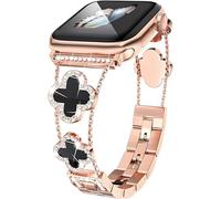 Bling Armband Compatibile con Apple Watch Bragg Band 38mm 41mm 41mm 42mm 44mm 45mm 46mm Serie SE 11 10 9 8 7 6 5 4 3 2 1, braccialetto di diamanti scintilla
