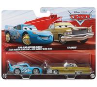 Bling Bling Lightning McQueen + Tex Dinoco Mattel Cars confezione da 2 auto p...