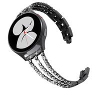 Bling Bracciali di ricambio in metallo da donna per Galaxy Watch 7/6/5 40,44 mm/FE/6 Classic 43,47 mm