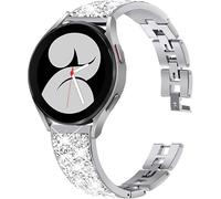 Bling Bracciali di ricambio in metallo da donna per Galaxy Watch 7/6/5 40,44 mm/FE/6 Classic 43,47 mm