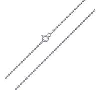 Bling Jewelry 150 Gauge Strong .925 Sterling Silver Shot Bead Ball Chain Collana Per Gli Uomini Lobster Claw Clasp 18 Inch