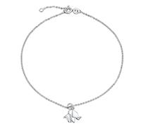 Bling Jewelry 3D Geometrico Origami Gioielli Animali Zoo Fortunato Elefante Cavigliera Piccolo Charm Dangle Caviglia Bracciale Per Le Donne .925 Sterling Silver Regolabile 9 A 10 Pollici