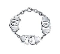 Bling Jewelry Braccialetto BFF alla Moda con Multi Manette Unisex in Acciaio Inossidabile per Donne E Uomini di 8,5 Pollici