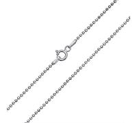 Il Diamante Ha Tagliato La Catena Della Perla Della Palla Scintilla La Collana Per Le Donne Solido Forte 150 Calibro Italiano .925 Argento Sterlina 16 Pollici