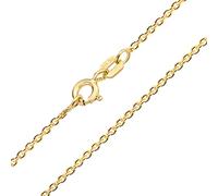 Bling Jewelry Semplice Catena Rolo In Argento Sterling Placcato Oro Giallo 14K Sottile Di 2Mm Collana Per Donne Lunga 20 Pollici
