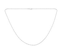 Bling Jewelry Sottile Singapore Ritorto Corda Link Catena 1,5 Mm 020 Gauge per Le Donne Collana .925 Sterling Silver Italiano 18 Pollici