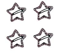Bling Star Fermagli per capelli per ragazze filigrana stella metallo Snap clip forcine capelli barrettes gioielli senza piombo nichel