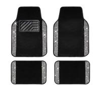 Bling tappetini per auto da donna, set di tappetini per auto con strass e brillantini, antiscivolo, per interni, auto di lusso, idrorepellenti, per ragazze, donne, berlina e SUV