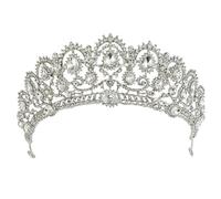 Blingbling Cerchietto per capelli con cristalli per ragazze e regina, elegante accessorio per capelli da donna per feste di compleanno