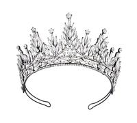 Blingbling Cerchietto per capelli con cristalli per ragazze, elegante, per feste di compleanno, matrimonio, ragazza