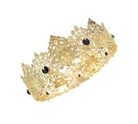 Blingbling - Cerchietto per capelli con cristalli, per ragazze, regina, elegante, festa di compleanno, matrimonio, ragazza