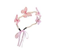 Blingbling - Cerchietto per capelli con perle, per ragazze, elegante, per feste di compleanno, matrimoni