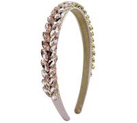Blingbling - Cerchietto per capelli da donna con strass e decorazioni in cristallo, per occasioni formali e speciali