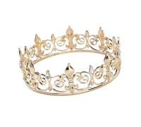 Blingbling - Cerchietto per capelli da uomo, con cristalli, elegante, per feste di compleanno, matrimoni