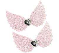Blingbling Clip per capelli a forma di cuore anni 2000 Trend Side Clip Cuore Ala Dolce Strass Balletcore Sweet Cool Photo Props