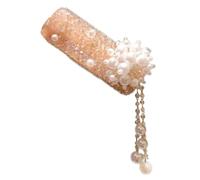 Blingbling - Fermaglio per capelli con fiori e cristalli, per ragazze, elegante, per feste di compleanno, matrimonio, ragazza