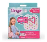 blinger Mini Starter Kit - Hair gems - Happy - 80 cristalli Mini Gem Stamper - Sicuro per i capelli - Bling in, Brush Out