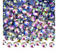 Blinginbox - 1440 strass termoadesivi Hotfix per abbigliamento, pietre preziose in cristallo AB per decorazione artigianale, SS20