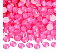 Blinginbox SS10 Lt. Strass termoadesivi rosa neon per vestiti, artigianato, decorazione, quadri con diamanti, cornici, borse, biglietti di auguri, occhiali, portachiavi, cappelli, unghie, viso, occhi