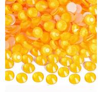 Blinginbox Strass Hotfix per vestiti, 1440 pezzi, strass termoadesivi, gemme di cristallo per artigianato, decorazione, arancione fluo, SS10
