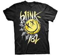 Blink 182 'Big Smile Arrows' (Nero) T-Shirt - NUOVO E UFFICIALE