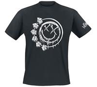 Blink-182 Bones Uomo T-Shirt Nero XL 100% Cotone Regular