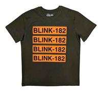 Blink-182 Log Repeat autorizzato Uomo maglietta