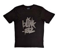 Rock Off Trade T-shirt Blink-182 Neon Logo (Hi-Build) autorizzata Unisex Nero Tg. L