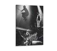 Blink-182 One More Time, poster con copertina di album e autografo, poster con copertina musicale, pop hip hop, cantante rap e star, decorazione artistica da parete su tela per ragazze e ragazzi,
