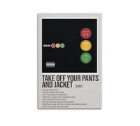 Blink-182 - Poster su tela con scritta "Take Off Your Pants And Jack", decorazione artistica da parete, stile vintage, per soggiorno, camera da letto, 20 x 30 cm, senza cornice