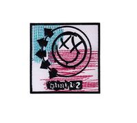 Blink 182 Smiley - Toppa rotonda ricamata con ferro da stiro, accessorio per souvenir