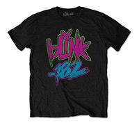 Blink-182: Neon Logo (T-Shirt Unisex Tg. XL) -